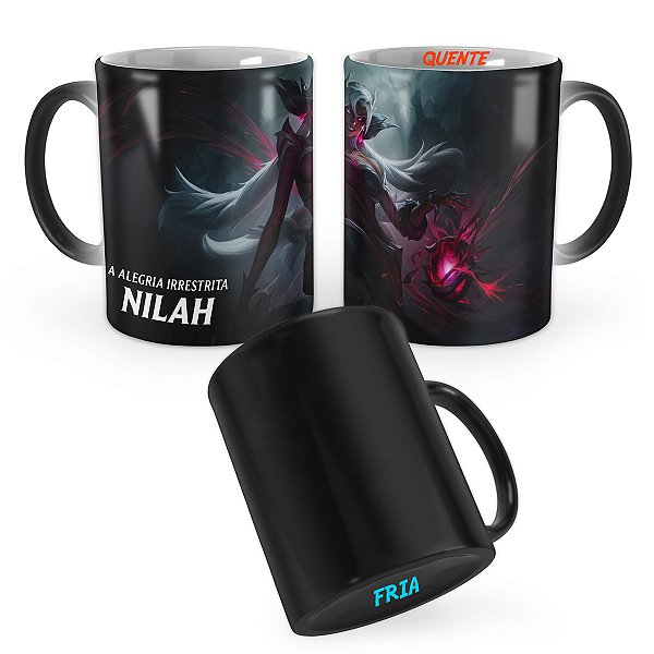 Caneca Mágica Nilah Congregação das Bruxas League of Legends Lol