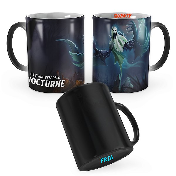 Caneca Mágica Nocturne Assombroso League of Legends Lol