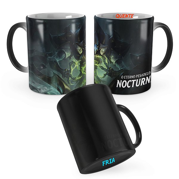 Caneca Mágica Nocturne Pacto Quebrado League of Legends Lol