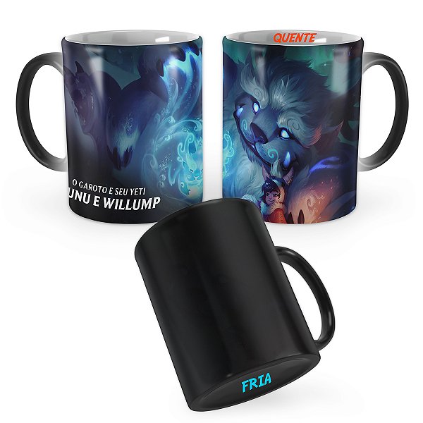 Caneca Mágica Nunu e Willump League of Legends Lol