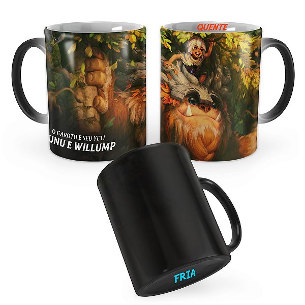 Caneca Mágica Nunu e Willump Pé-Grande League of Legends Lol