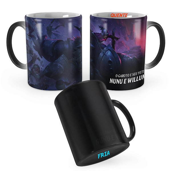 Caneca Mágica Nunu e Willump Demolidor League of Legends Lol