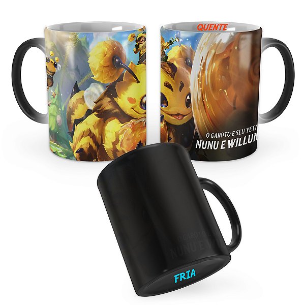 Caneca Mágica Nunu e Mellump League of Legends Lol