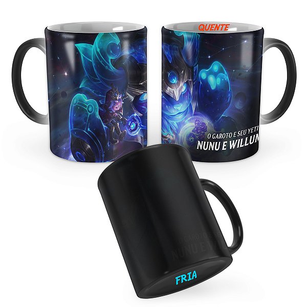 Caneca Mágica Nunu e Willump Paladinos Cósmicos League of Legends