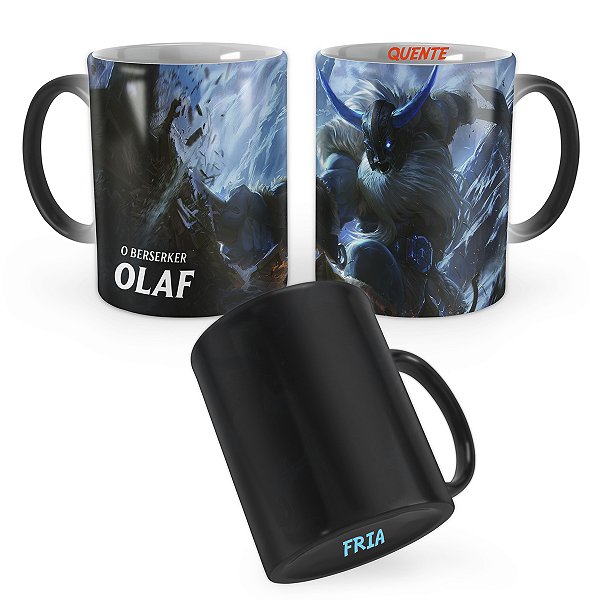 Caneca Mágica Olaf Glacial League of Legends Lol