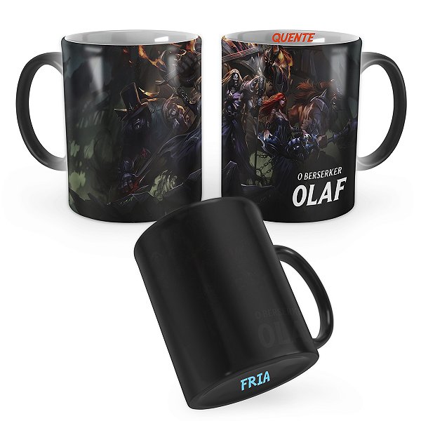 Caneca Mágica Olaf Pentakill League of Legends Lol