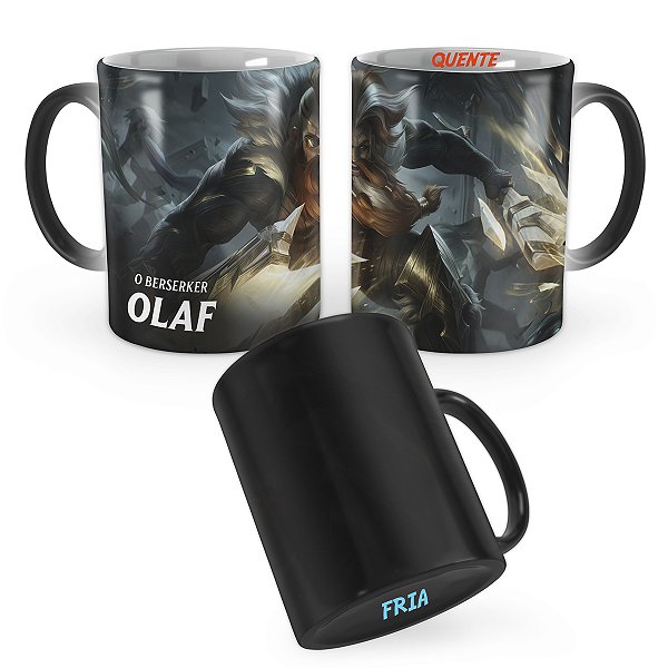 Caneca Mágica Olaf Sentinela League of Legends Lol