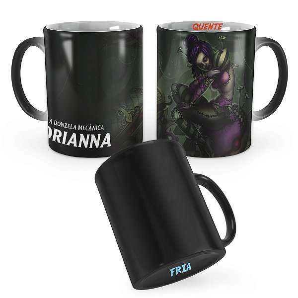 Caneca Mágica Orianna Fantoche Macabro League of Legends Lol