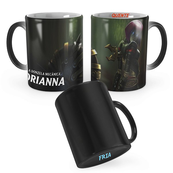Caneca Mágica Orianna Artesã das Lâminas League of Legends Lol