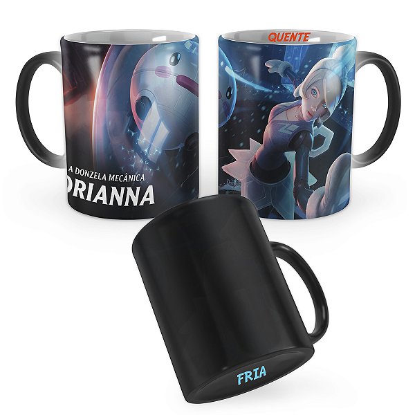 Caneca Mágica Orianna Inverno Mágico League of Legends Lol