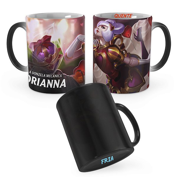 Caneca Mágica Orianna Cupido Mortal League of Legends Lol