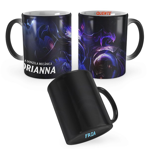 Caneca Mágica Orianna Estrela Negra League of Legends Lol