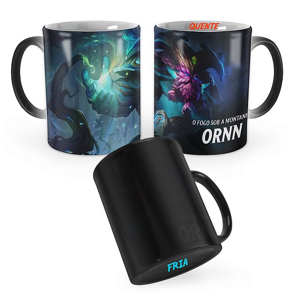 Caneca Mágica Ornn Sabugueiro League of Legends Lol