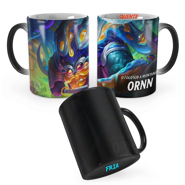Caneca Mágica Ornn Embalos no Espaço League of Legends Lol