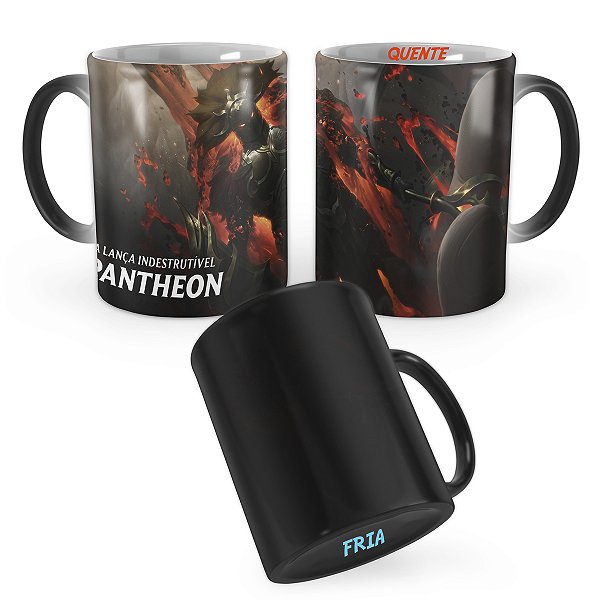 Caneca Mágica Pantheon Mirmidão League of Legends Lol