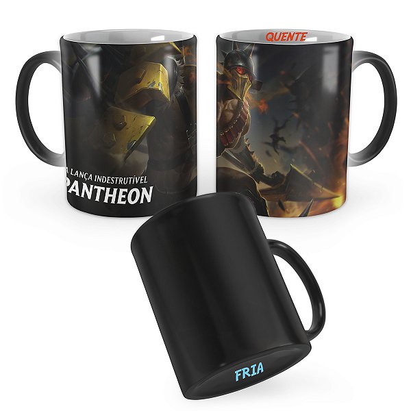 Caneca Mágica Pantheon Implacável League of Legends Lol