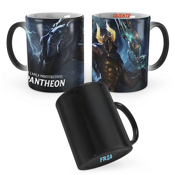 Caneca Mágica Pantheon Perseu League of Legends Lol