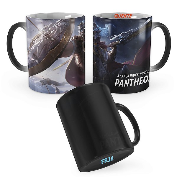 Caneca Mágica Pantheon Gladiador League of Legends Lol