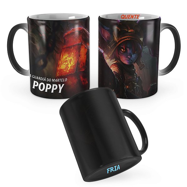 Caneca Mágica Poppy Ferreira League of Legends Lol