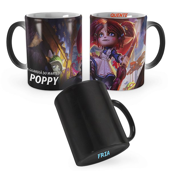 Caneca Mágica Poppy Boneca de Pano League of Legends Lol