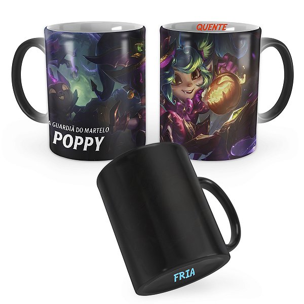 Caneca Mágica Poppy Feiticeira League of Legends Lol