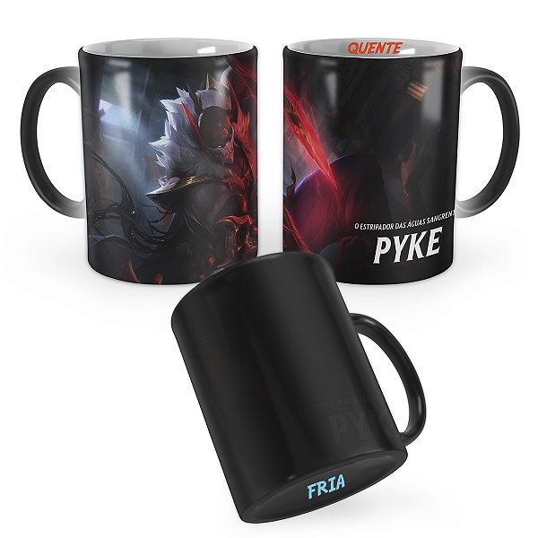 Caneca Mágica Pyke Lua Sangrenta League of Legends Lol