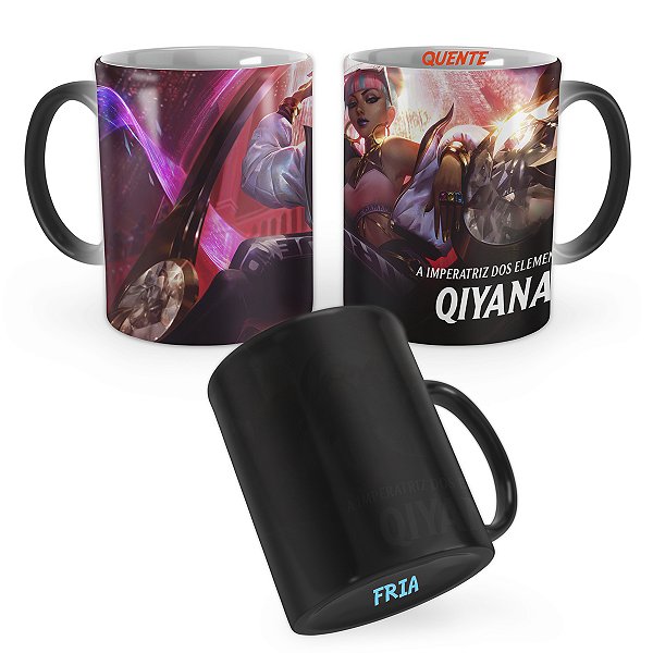 Caneca Mágica Qiyana True Damage League of Legends Lol
