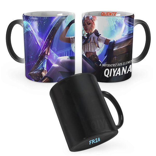 Caneca Mágica Qiyana True Damage de Prestígio League of Legends Lol