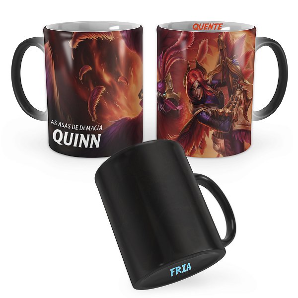 Caneca Mágica Quinn Fênix League of Legends Lol