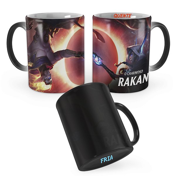 Caneca Mágica Rakan Aurora Cósmica League of Legends Lol