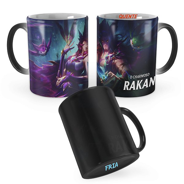 Caneca Mágica Rakan Guardião Estelar League of Legends Lol