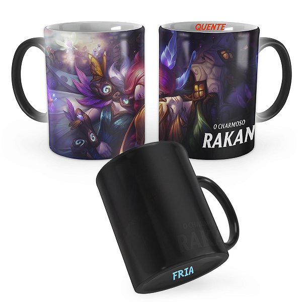 Caneca Mágica Rakan Sabugueiro League of Legends Lol