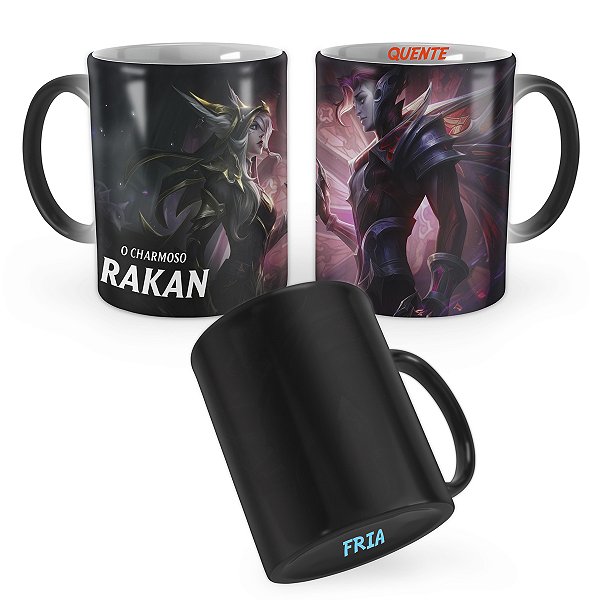 Caneca Mágica Rakan Pacto Quebrado League of Legends Lol