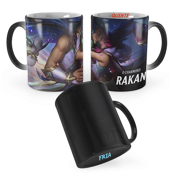 Caneca Mágica Rakan Guardião Estelar Redimido League of Legends Lol