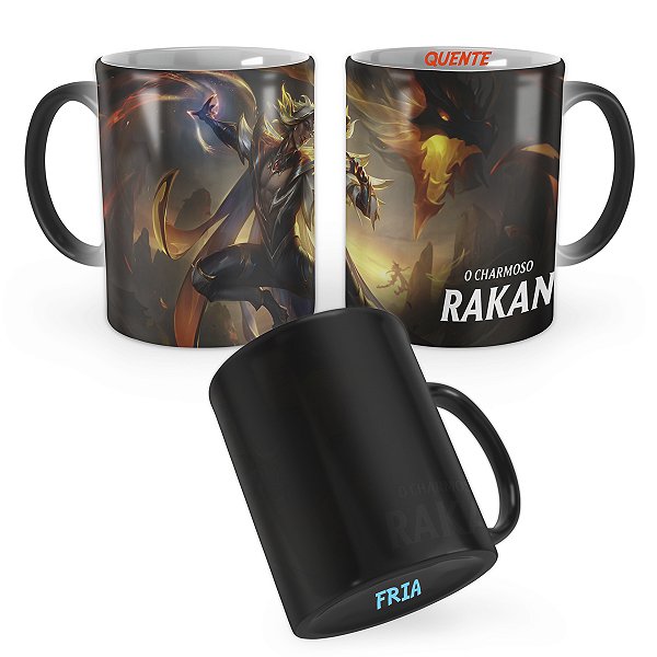 Caneca Mágica Rakan Dracomante League of Legends Lol