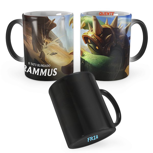 Caneca Mágica Rammus League of Legends Lol
