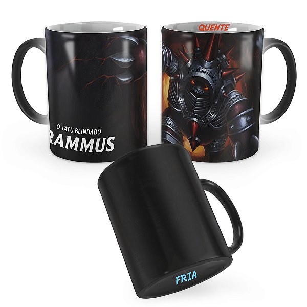 Caneca Mágica Rammus Cromo League of Legends Lol