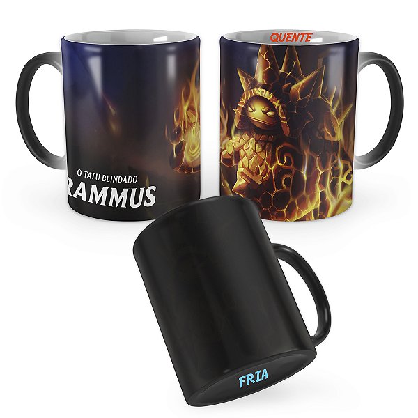 Caneca Mágica Rammus de Lava League of Legends Lol