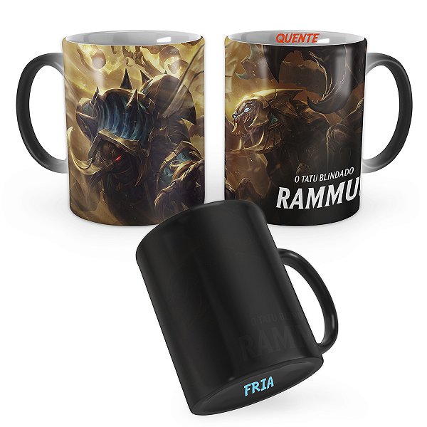 Caneca Mágica Rammus Guardião das Areias League of Legends Lol