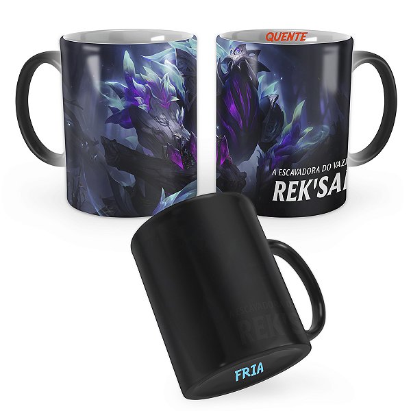 Caneca Mágica Rek'Sai Sabugueiro League of Legends Lol