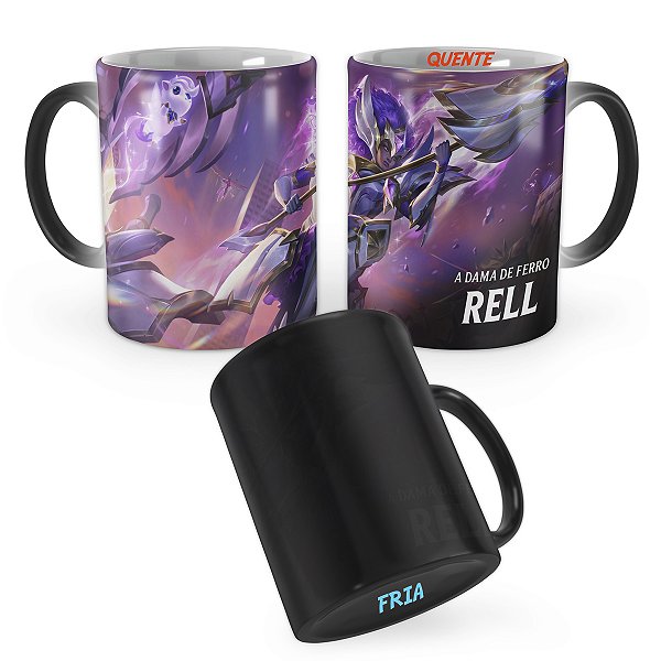 Caneca Mágica Rell Guardiã Estelar League of Legends Lol