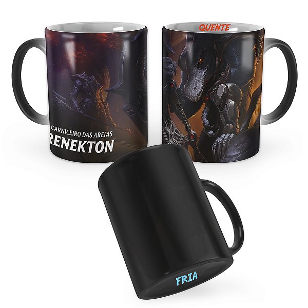 Caneca Mágica Renekton Galáctico League of Legends Lol