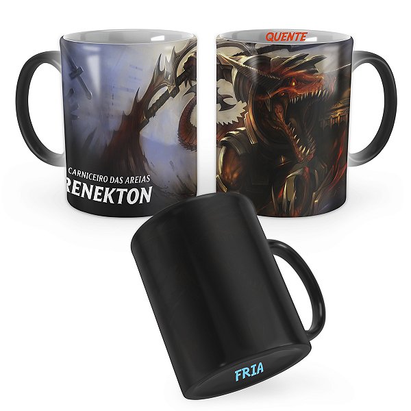 Caneca Mágica Renekton Fúria Sanguinária League of Legends Lol