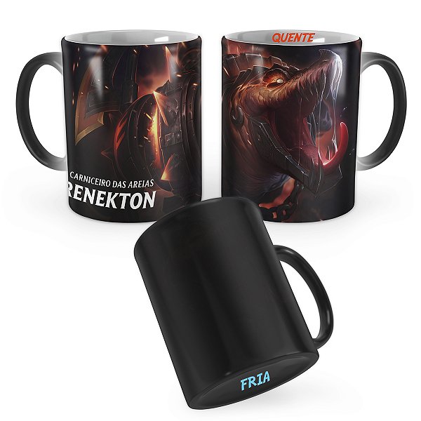 Caneca Mágica Renekton Terra Abrasada League of Legends Lol