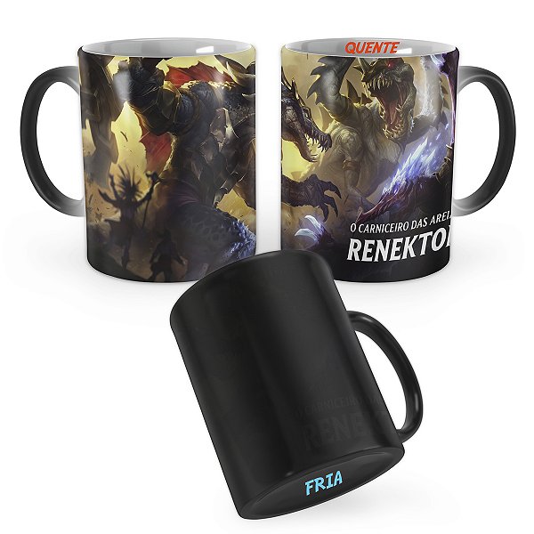 Caneca Mágica Renekton Pré-histórico League of Legends Lol