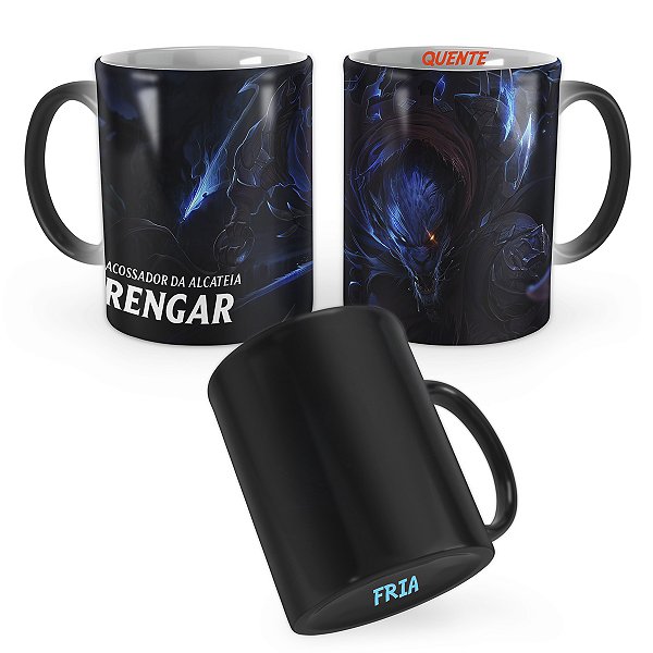 Caneca Mágica Rengar Caçador Noturno League of Legends Lol