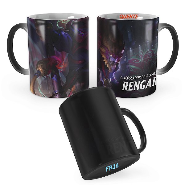 Caneca Mágica Rengar Demônios Urbanos League of Legends Lol