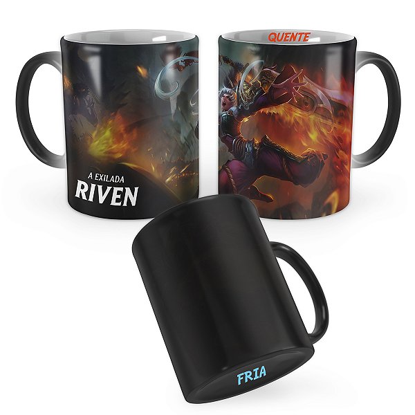 Caneca Mágica Riven Espada Dracônica League of Legends Lol