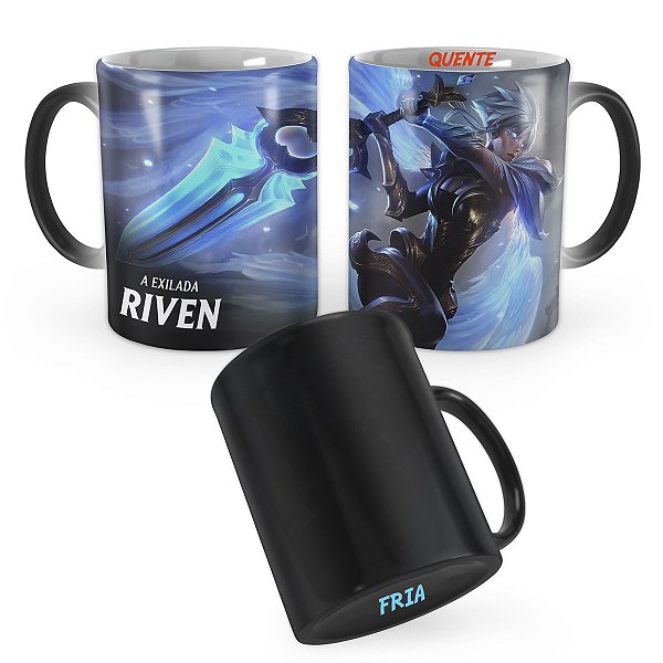 Caneca Mágica Riven Emissária da Luz League of Legends Lol