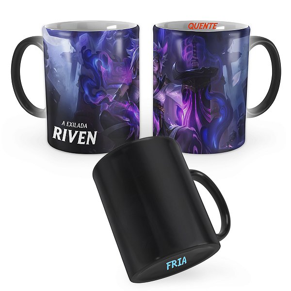 Caneca Mágica Riven Florescer Espiritual League of Legends Lol